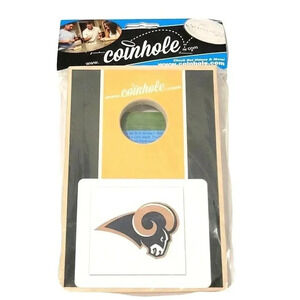 Los Angeles Rams Coinhole Game NWT Coin-Bouncing Drinking Game Football NFL